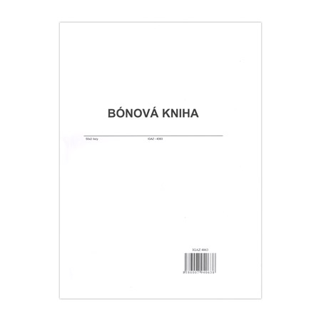 E-shop Bonová kniha 063