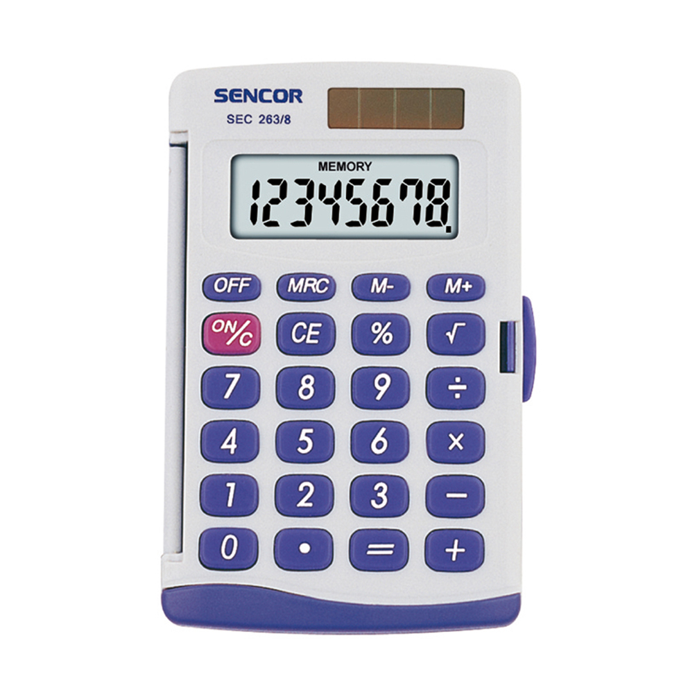 E-shop Kalkulačka vrecková Sencor SEC 263/8