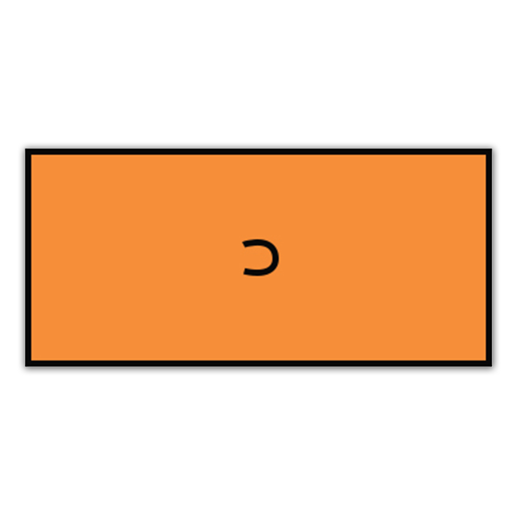 E-shop Etiketa Motex samolepiaca 23x16mm, oranžová