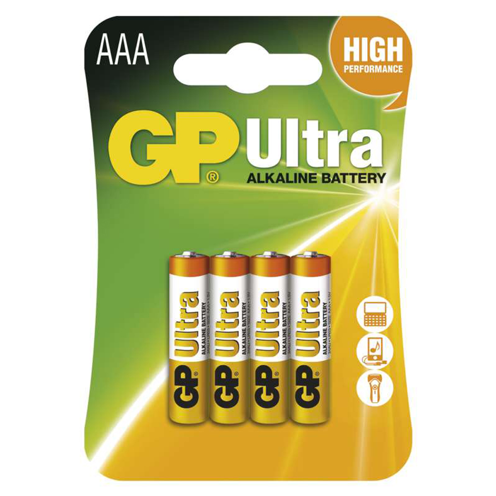 Batérie AAA Ultra Alkaline 1.5V, 4ks