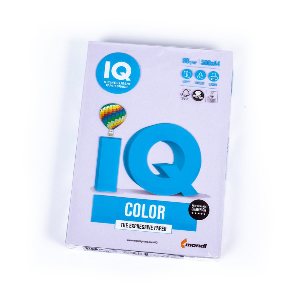 E-shop Farebný papier A4 IQ Color 80g 500ks, levanduľový