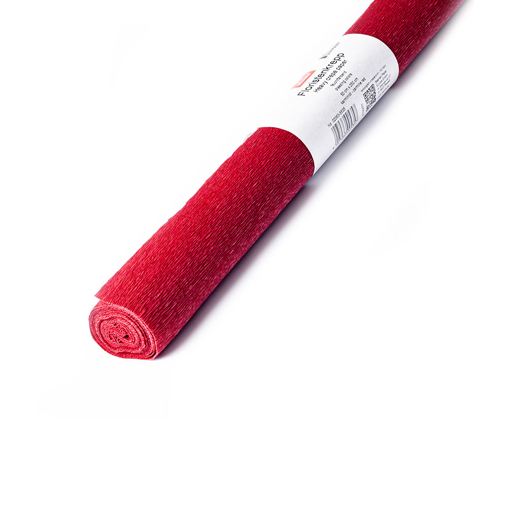 E-shop Krepový papier floristický, karmínovo-červený
