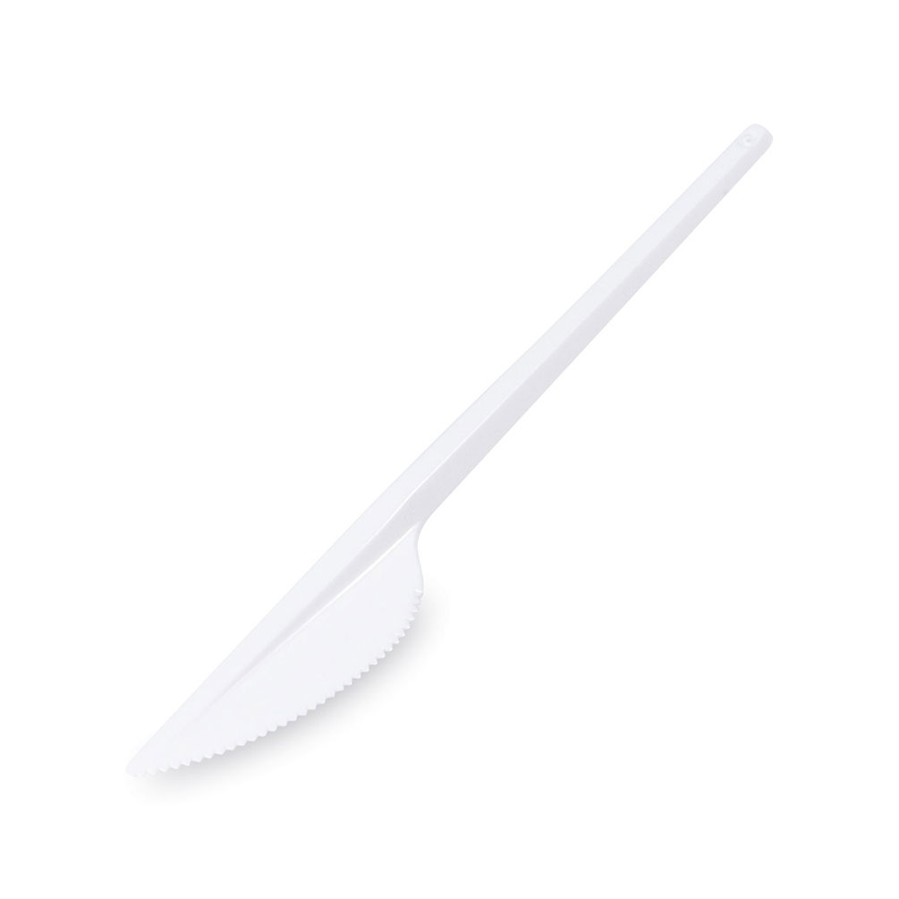 E-shop Plastový nôž 12ks, biely