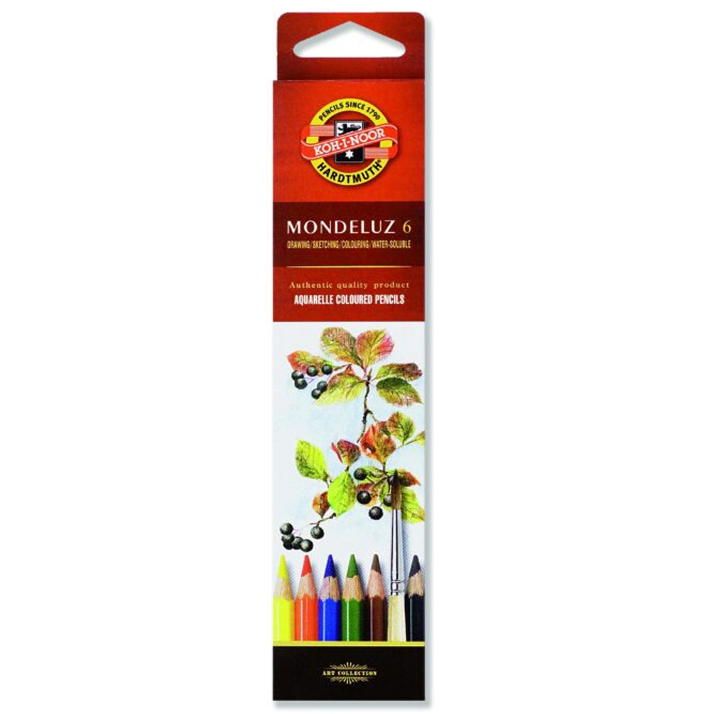 E-shop Akvarelové pastelky Mondeluz 6ks