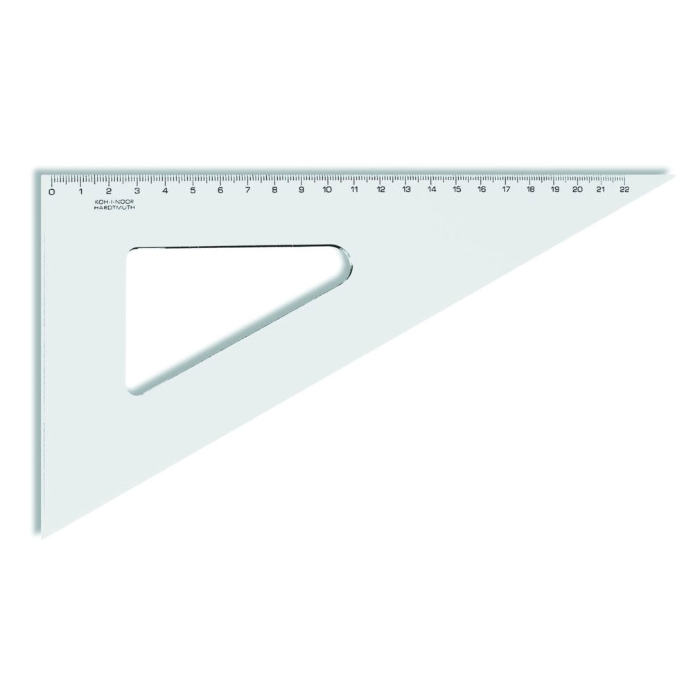 E-shop Pravítko trojuholník 22cm Koh-i-noor
