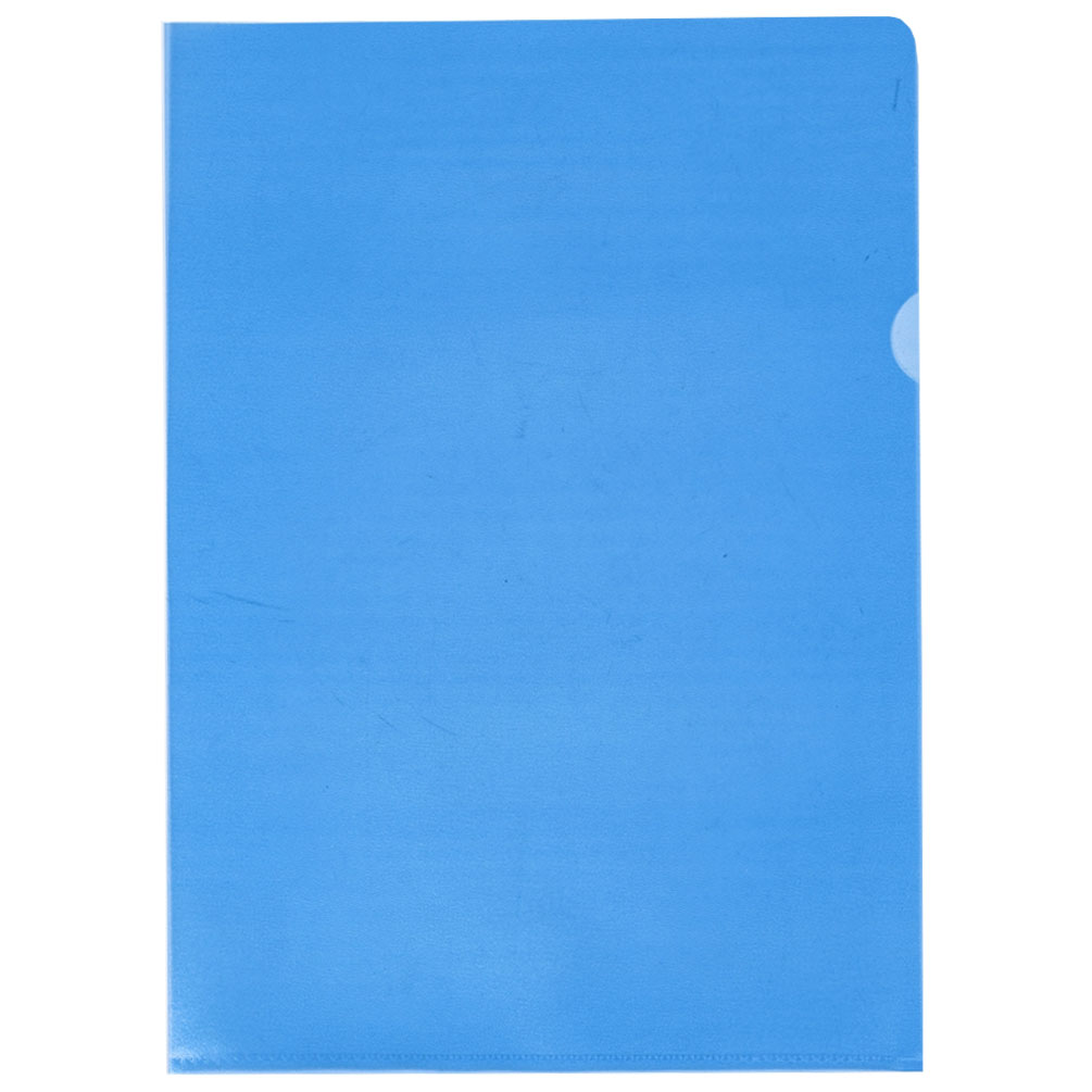 E-shop Obal L A4 priesvitný, matný modrý