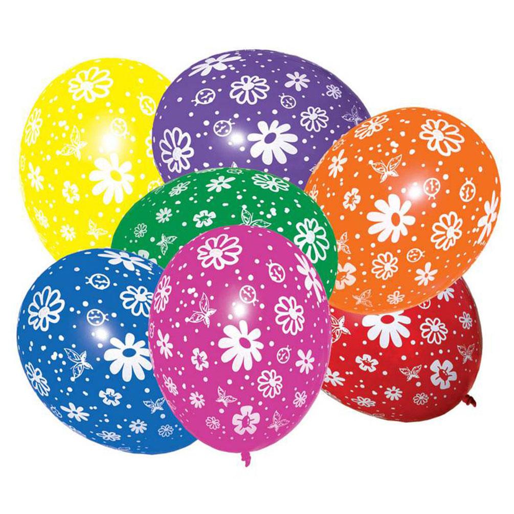 E-shop Balóny Kvety farebné 7ks
