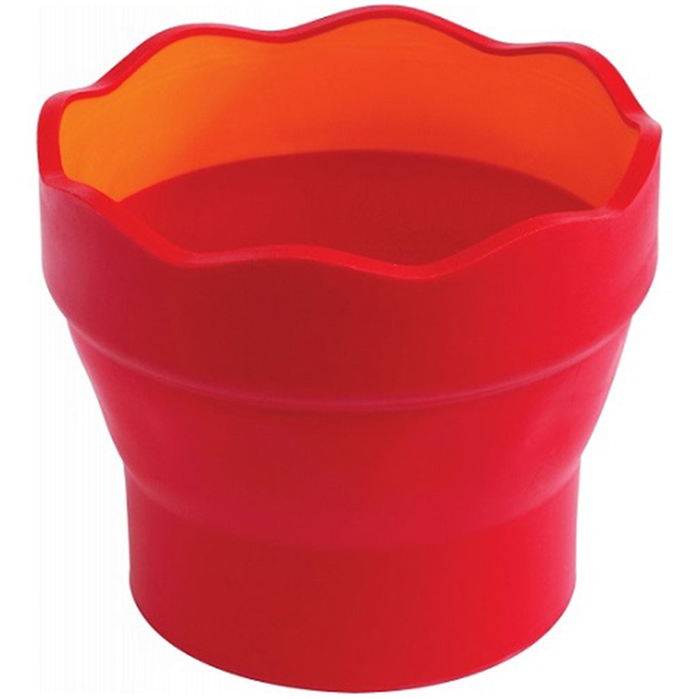 Skladací pohárik na vodu Klik červený