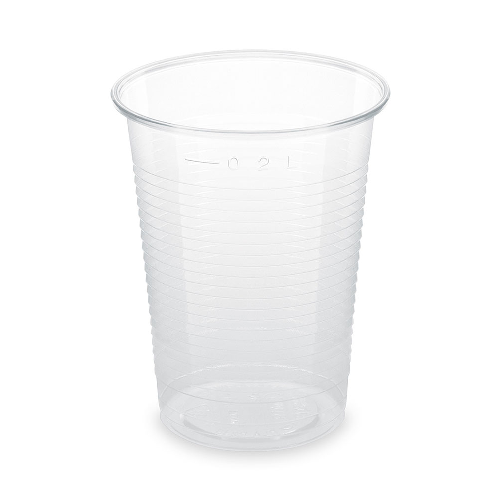 E-shop BIO Plastový pohár 200ml 10ks, priehľadný