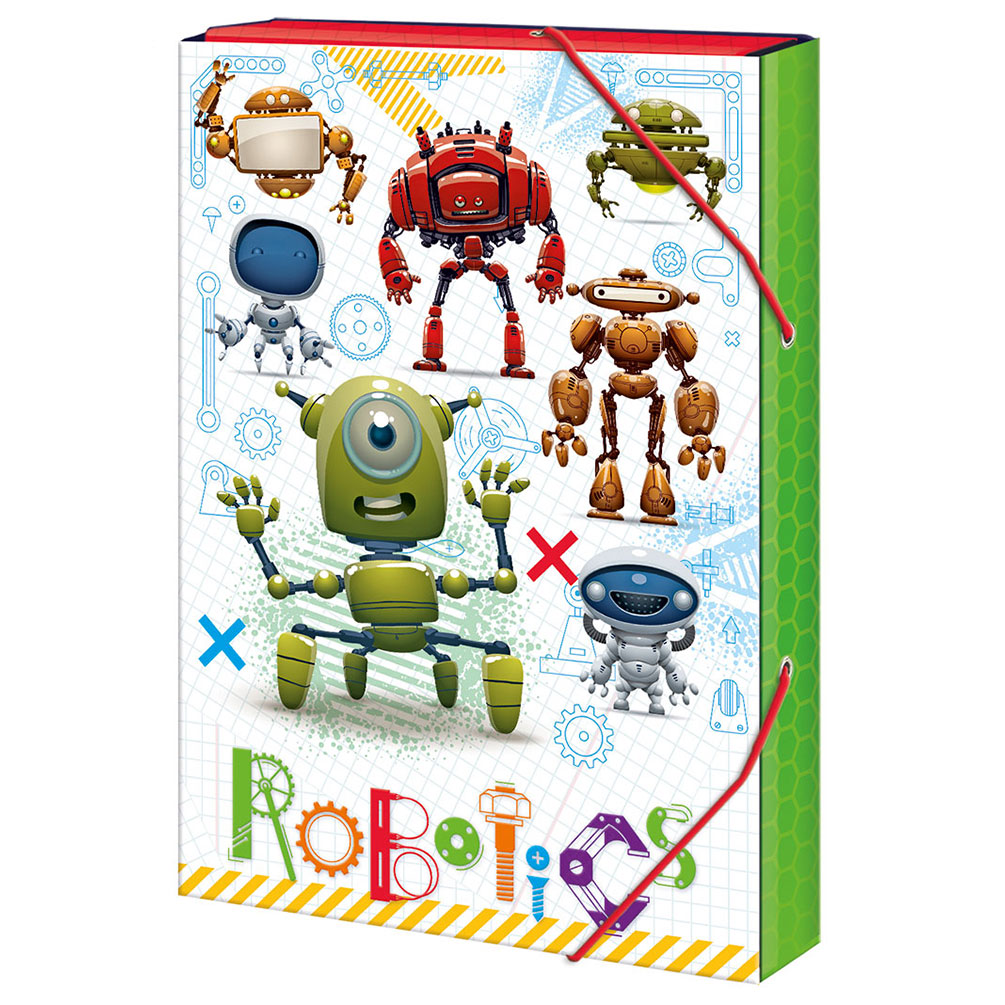 Školské dosky A4 BOX Roboti