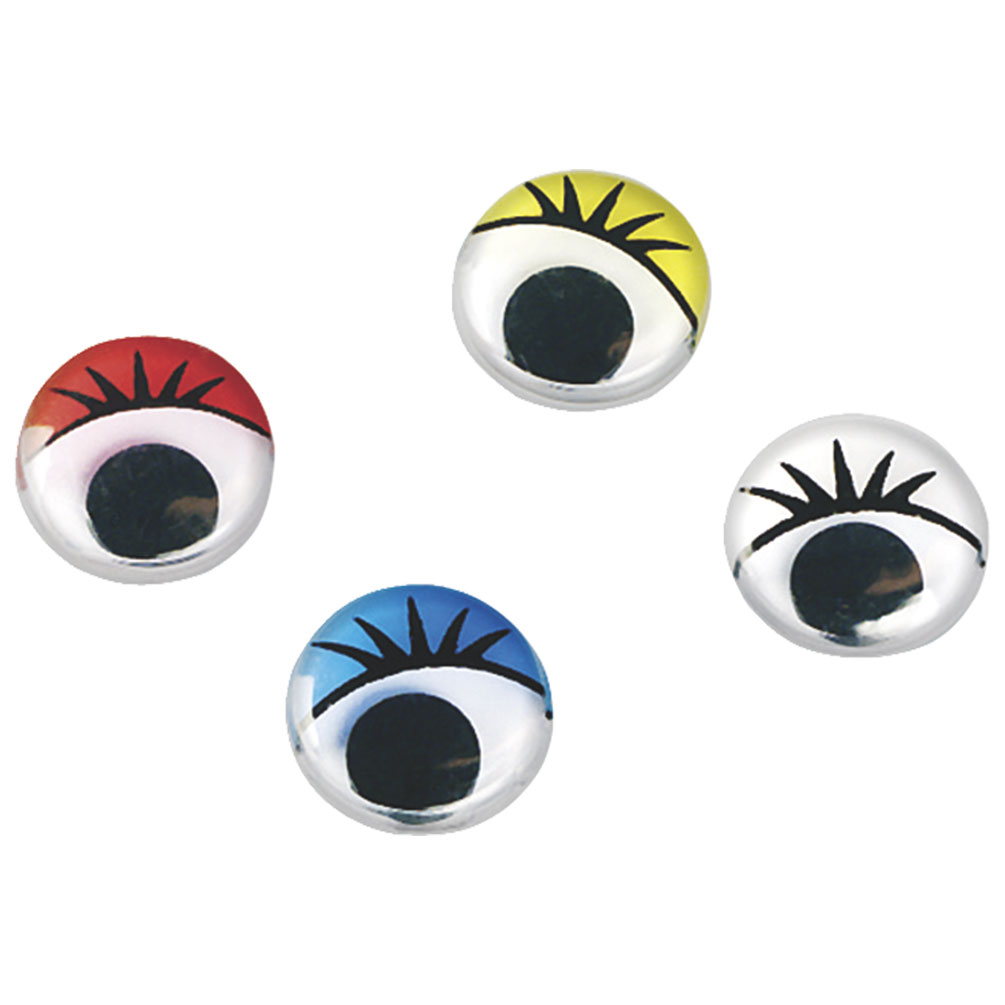 E-shop Samolepiace oči farebné pohyblivé 10mm 30ks