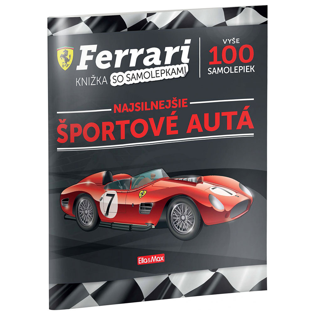 E-shop Kniha samolepiek - Ferrari, športové autá