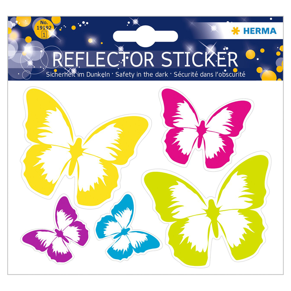 E-shop Samolepky reflexné Motýle
