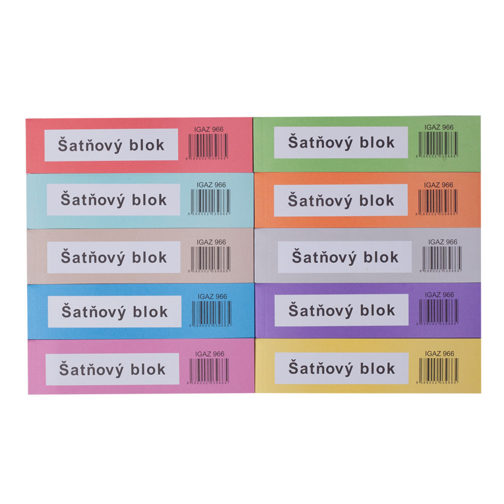 E-shop Šatňový blok farebný 966