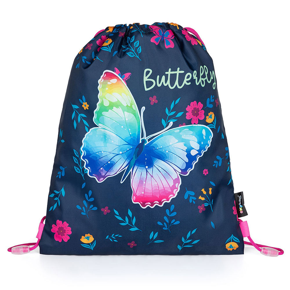 E-shop Vrecko na prezuvky Motýľ farebný